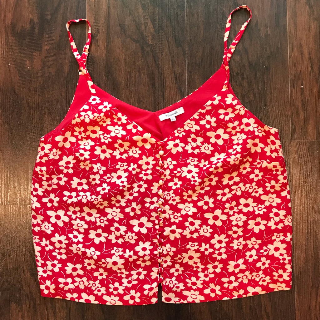 Madewell Button Front Camisole